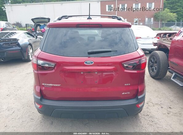 MAJ6P1CL6JC211677 2018 FORD ECOSPORT Red 