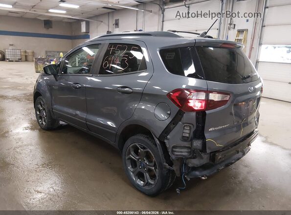 MAJ6P1CL7JC185669 2018 FORD ECOSPORT Gray Trasero izquierdo