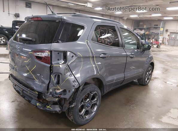 MAJ6P1CL7JC185669 2018 FORD ECOSPORT Gray Trasero derecho