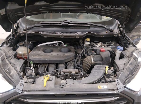 MAJ6P1CL7JC185669 2018 FORD ECOSPORT Gray Vista trasera