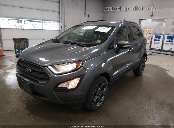 MAJ6P1CL7JC185669 2018 FORD ECOSPORT Gray 