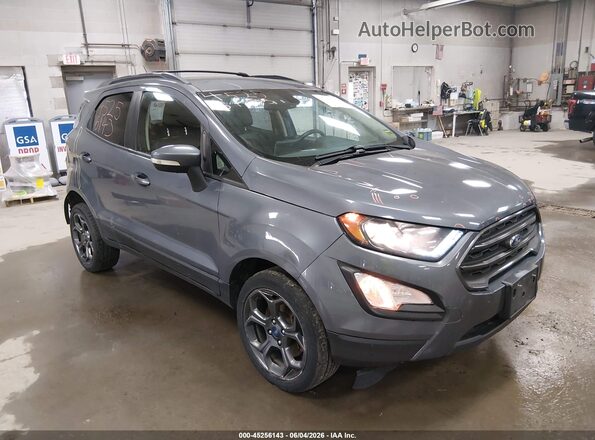 MAJ6P1CL7JC185669 2018 FORD ECOSPORT Gray 