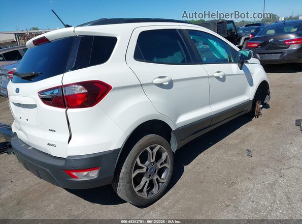 MAJ6P1CL9JC219174 2018 FORD ECOSPORT White Tył prawy