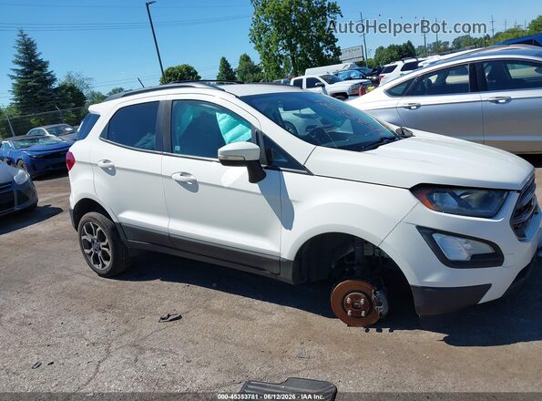MAJ6P1CL9JC219174 2018 FORD ECOSPORT White Widok wnętrza z tyłu