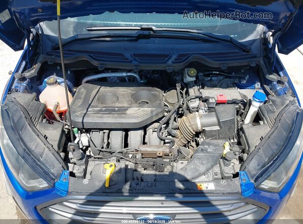 MAJ6P1CL9JC233284 2018 FORD ECOSPORT Blue Հետևի տեսք