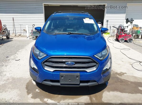 MAJ6P1CL9JC233284 2018 FORD ECOSPORT Blue Սարքավորումների վահանակի տեսք
