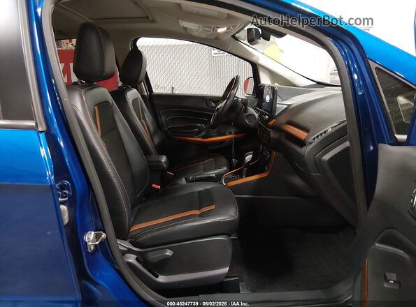 MAJ6P1CL9JC244737 2018 FORD ECOSPORT Blue 