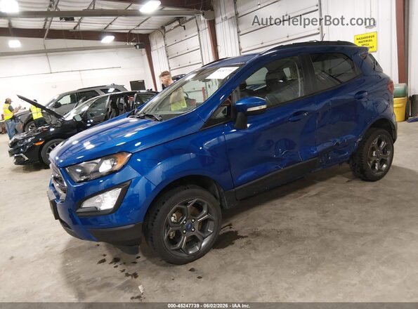 MAJ6P1CL9JC244737 2018 FORD ECOSPORT Blue 