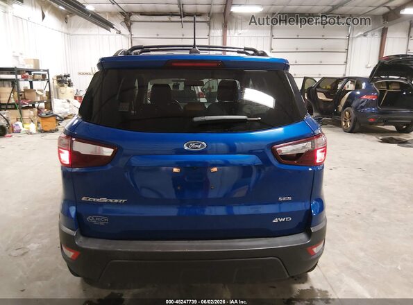 MAJ6P1CL9JC244737 2018 FORD ECOSPORT Blue 