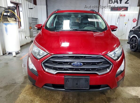 MAJ6P1CLXJC220379 2018 FORD ECOSPORT Red Вид спереду