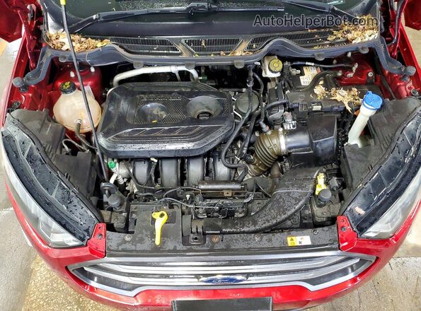 MAJ6P1CLXJC220379 2018 FORD ECOSPORT Red Вид задньої частини салону