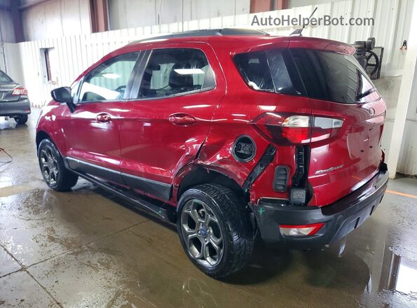 MAJ6P1CLXJC220379 2018 FORD ECOSPORT Red Задня ліва чверть