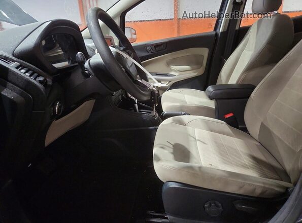 MAJ6P1SL1JC245317 2018 FORD ECOSPORT Gray Vista interior delantera