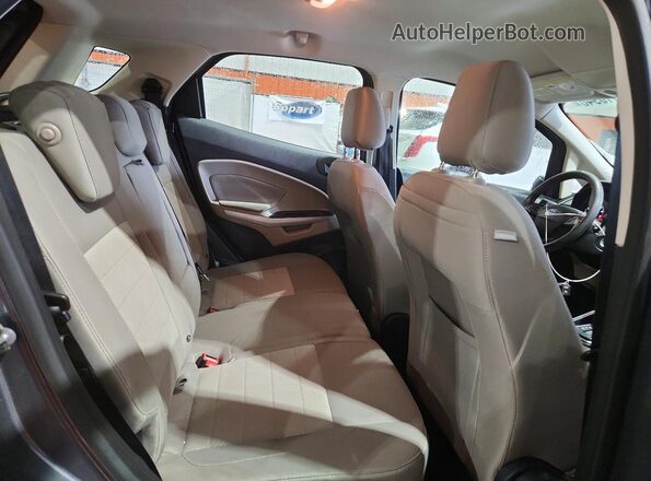 MAJ6P1SL1JC245317 2018 FORD ECOSPORT Gray Vista interior trasera