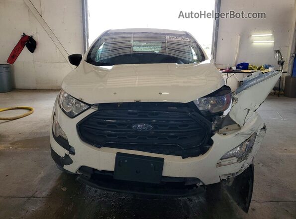 MAJ6P1SL2JC173737 2018 FORD ECOSPORT White Դիմացի տեսք