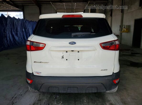 MAJ6P1SL2JC173737 2018 FORD ECOSPORT White Հետևի տեսք