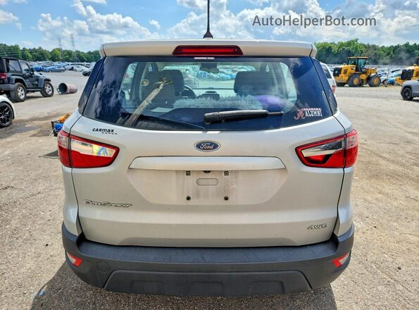 MAJ6P1SL8JC192938 2018 FORD ECOSPORT Silver Vista trasera