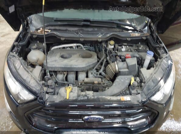 MAJ6P1SL8JC224030 2018 FORD ECOSPORT Black Rear view