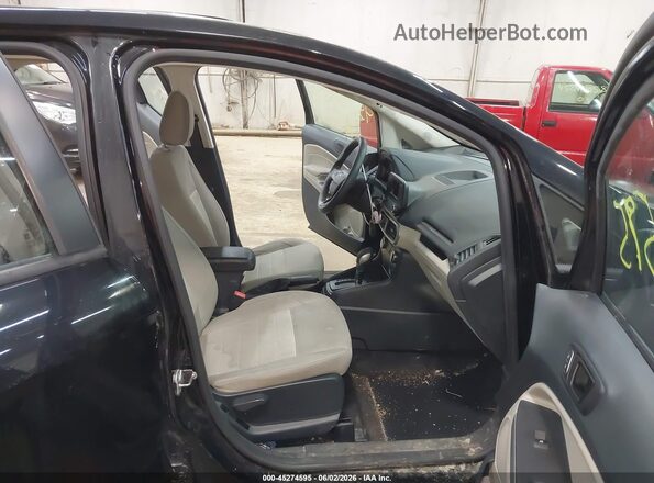MAJ6P1SL8JC224030 2018 FORD ECOSPORT Black Front interior view