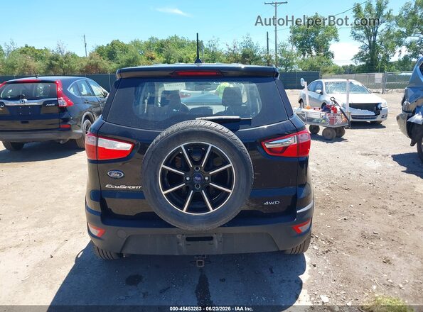 MAJ6P1SLXJC173663 2018 FORD ECOSPORT Black 
