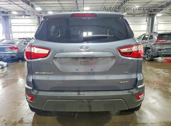 MAJ6P1UL0JC198746 2018 FORD ECOSPORT Gray Հետևի տեսք