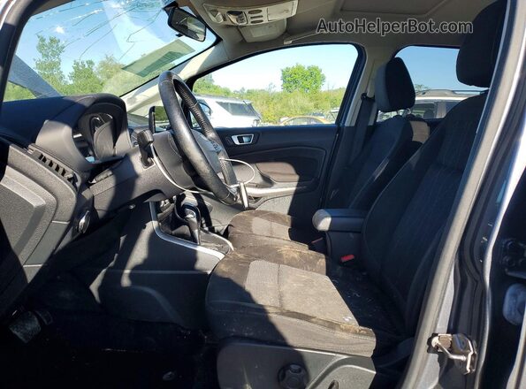 MAJ6P1UL2JC174027 2018 FORD ECOSPORT Gray Front interior view