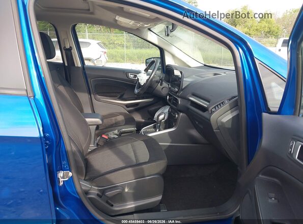 MAJ6P1UL2JC186193 2018 FORD ECOSPORT Dark Blue Widok wnętrza z przodu