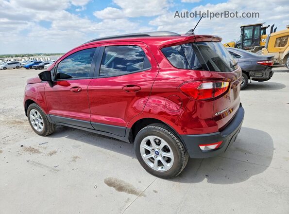 MAJ6P1UL2JC229107 2018 FORD ECOSPORT Red Задня ліва чверть