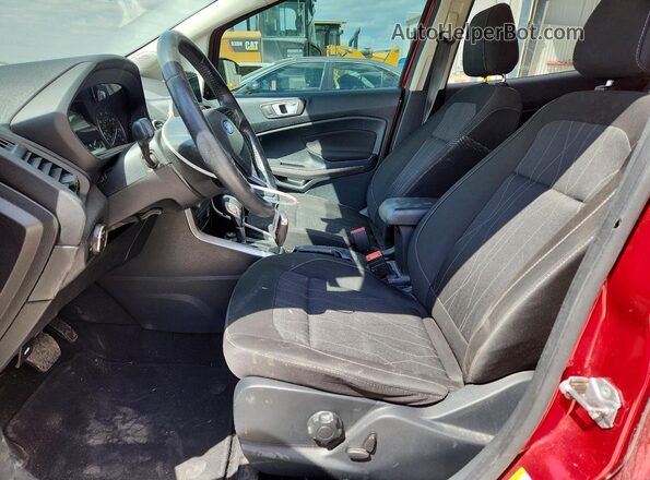 MAJ6P1UL2JC229107 2018 FORD ECOSPORT Red Вид салону спереду