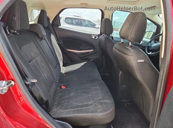MAJ6P1UL2JC229107 2018 FORD ECOSPORT Red Вид задньої частини салону