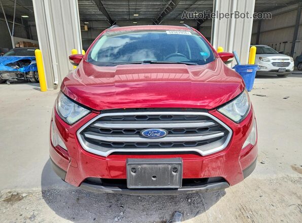 MAJ6P1UL2JC229107 2018 FORD ECOSPORT Red Вид спереду