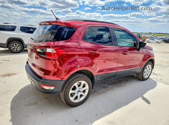 MAJ6P1UL2JC229107 2018 FORD ECOSPORT Red Задня права чверть