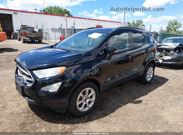 MAJ6P1UL3JC163652 2018 FORD ECOSPORT Black Передня ліва чверть