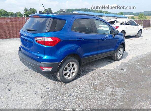 MAJ6P1UL3JC182685 2018 FORD ECOSPORT Blue Tył prawy