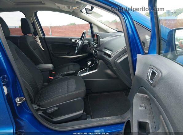 MAJ6P1UL3JC182685 2018 FORD ECOSPORT Blue Widok wnętrza z przodu