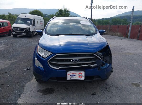 MAJ6P1UL3JC182685 2018 FORD ECOSPORT Blue Widok wnętrza z tyłu
