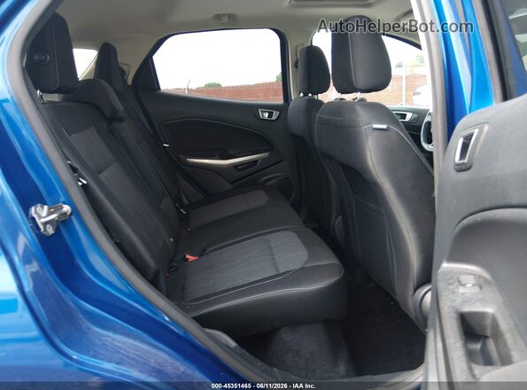 MAJ6P1UL3JC182685 2018 FORD ECOSPORT Blue Widok naklejki z numerem VIN