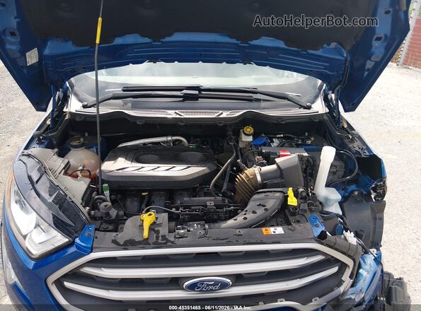 MAJ6P1UL3JC182685 2018 FORD ECOSPORT Blue Widok z tyłu