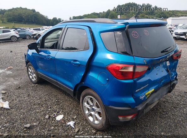 MAJ6P1UL3JC242903 2018 FORD ECOSPORT Blue Tył lewy