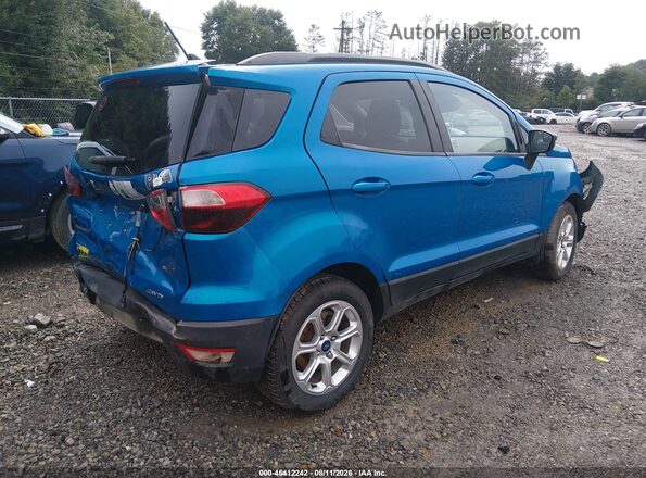 MAJ6P1UL3JC242903 2018 FORD ECOSPORT Blue Tył prawy