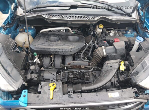 MAJ6P1UL3JC242903 2018 FORD ECOSPORT Blue Widok z tyłu