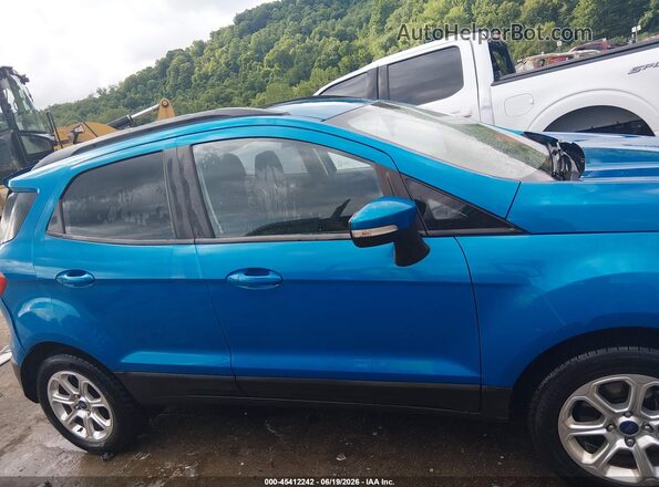 MAJ6P1UL3JC242903 2018 FORD ECOSPORT Blue Widok wnętrza z tyłu
