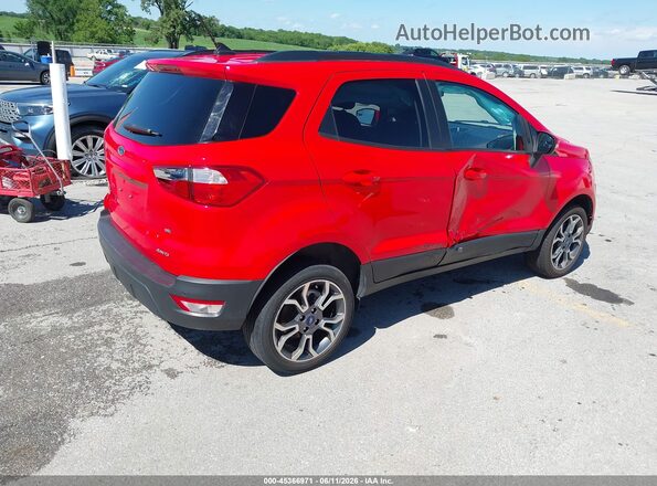 MAJ6P1UL4JC226922 2018 FORD ECOSPORT Red Rear right