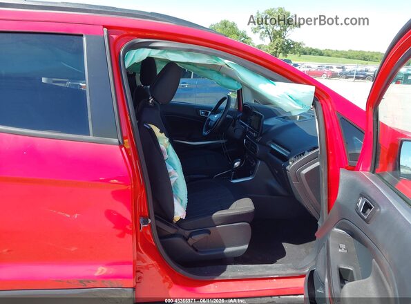 MAJ6P1UL4JC226922 2018 FORD ECOSPORT Red Front interior view