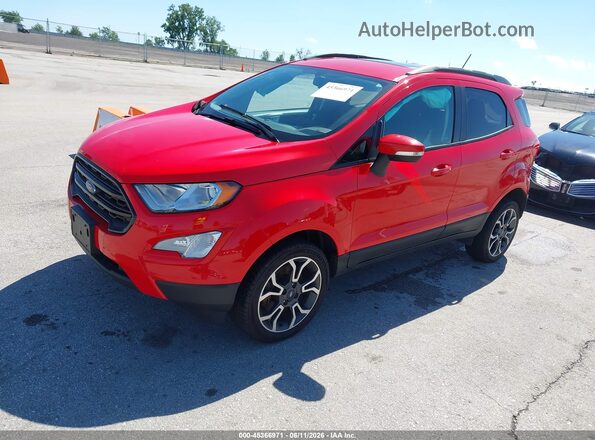 MAJ6P1UL4JC226922 2018 FORD ECOSPORT Red Front left