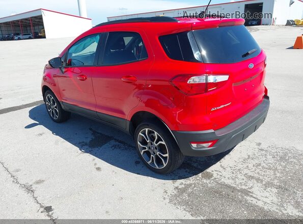 MAJ6P1UL4JC226922 2018 FORD ECOSPORT Red Rear left