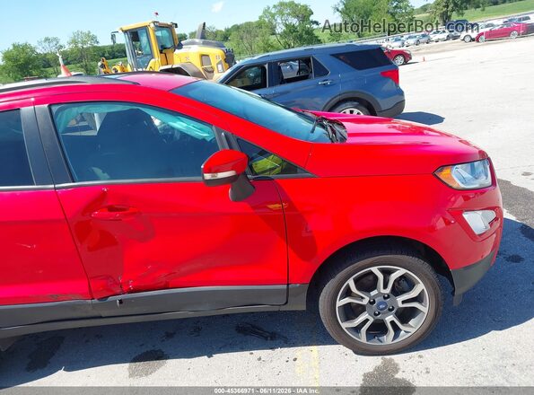 MAJ6P1UL4JC226922 2018 FORD ECOSPORT Red Front view