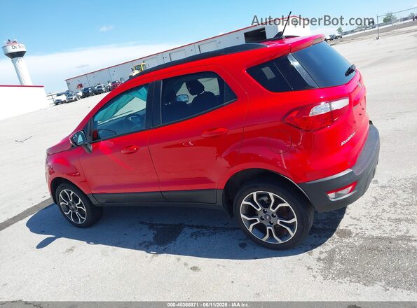 MAJ6P1UL4JC226922 2018 FORD ECOSPORT Red 360 interior view