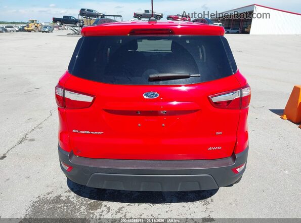 MAJ6P1UL4JC226922 2018 FORD ECOSPORT Red 