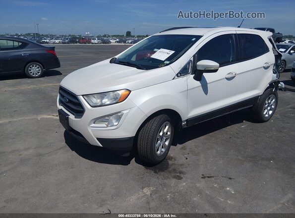 MAJ6P1UL5JC187578 2018 FORD ECOSPORT White Przód lewy